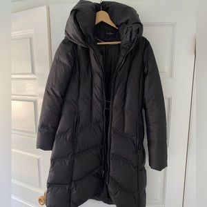 Cole Haan women’s long down jacket coat, size small